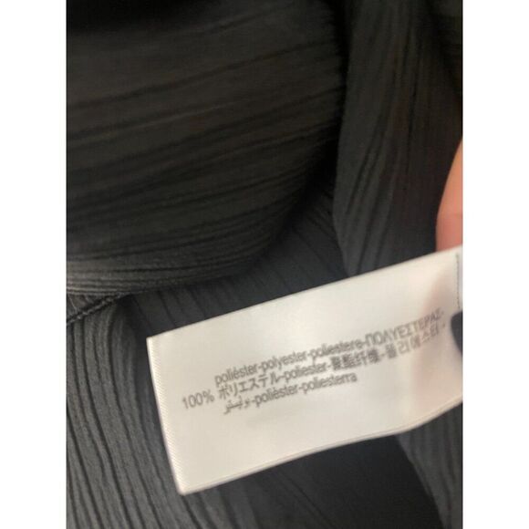 Zara Womens Blazer Suit Jacket Oversized XL Black Wrinkled look 4387/130 NWOT - Picture 7 of 10